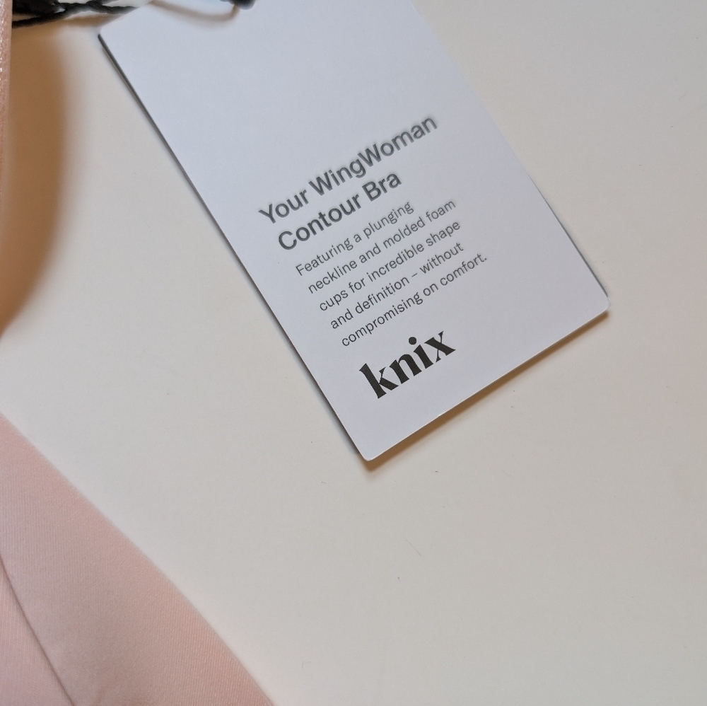 KNIX Wingwoman bra size 42F BNWT in Rose Water color - Picture 5 of 8